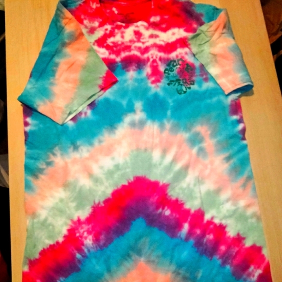 Peace Frogs tye dye shirt .Medium - Picture 1 of 5